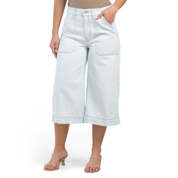 ETICA Light Wash Darcy Culotte Pants
